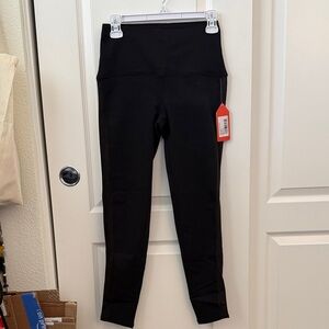 Oiselle Tech Suede tights - 6 - black